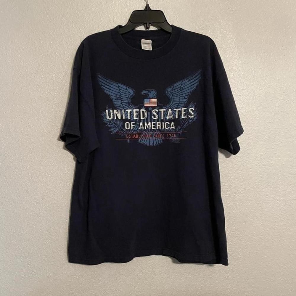 Vintage United States of America established since 1776 T-shirt
